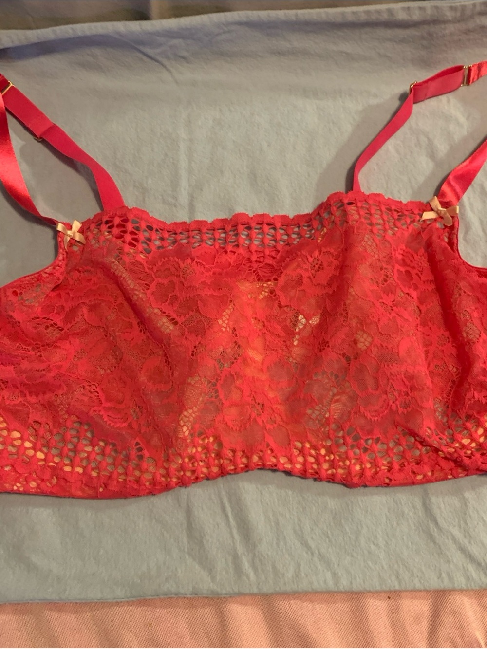 Lane Bryant Cacique Very Sexy Pink Bra with Light Lining 44DDD Lingerie